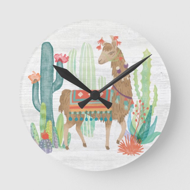 Llamas III Rund Klocka (Framsida)