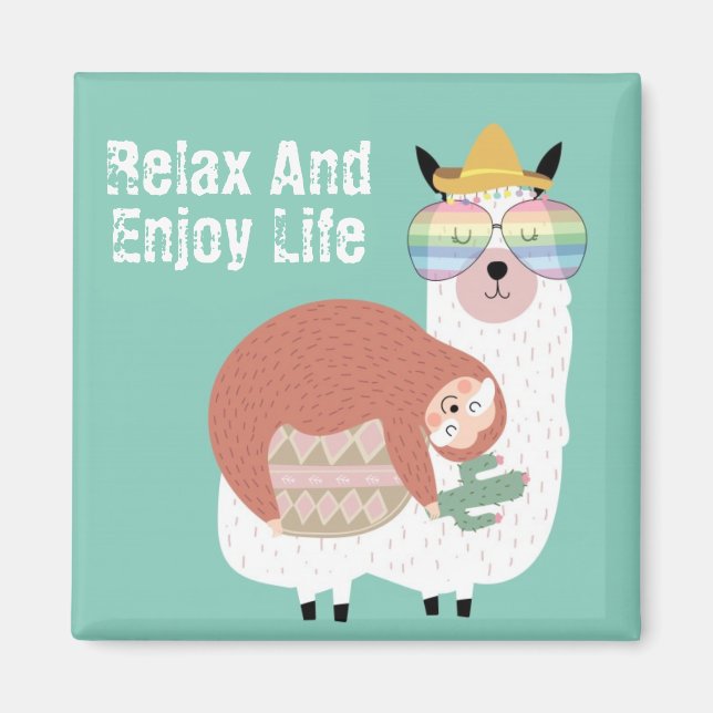 Llamas Magnet (Framsidan)