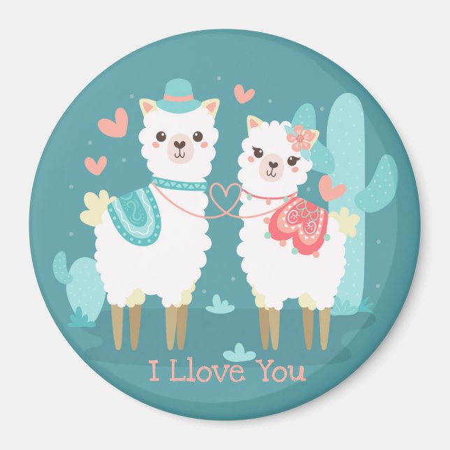 Llamas Magnet (Framsidan)