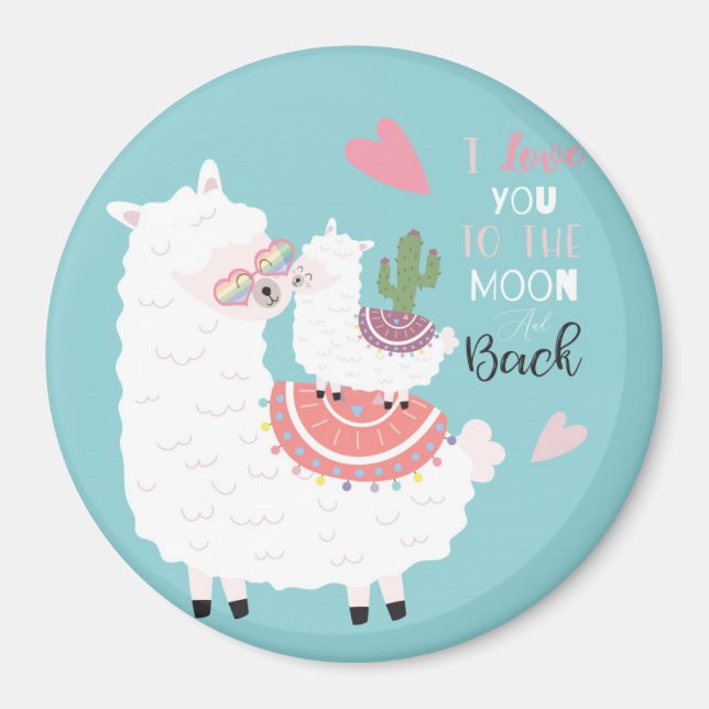 Llamas Magnet (Framsidan)