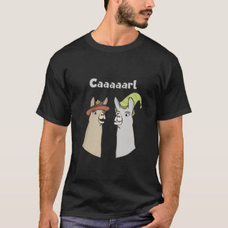 Llamas med hattämnen t shirt
