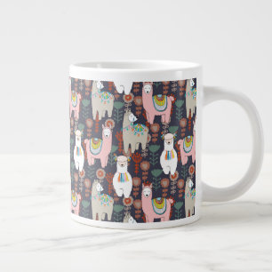 Llamas Mönster Jumbo Mugg