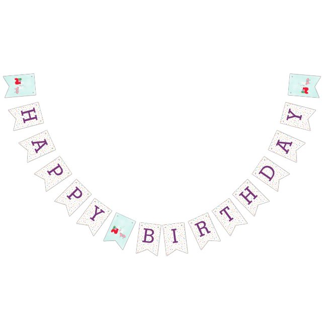 Llamas på Banner Pajamas Slumber Party Vimplar (Alla)