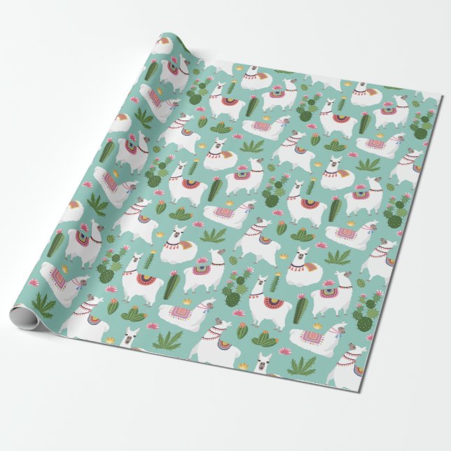 Llamas Presentpapper (Utrullad)