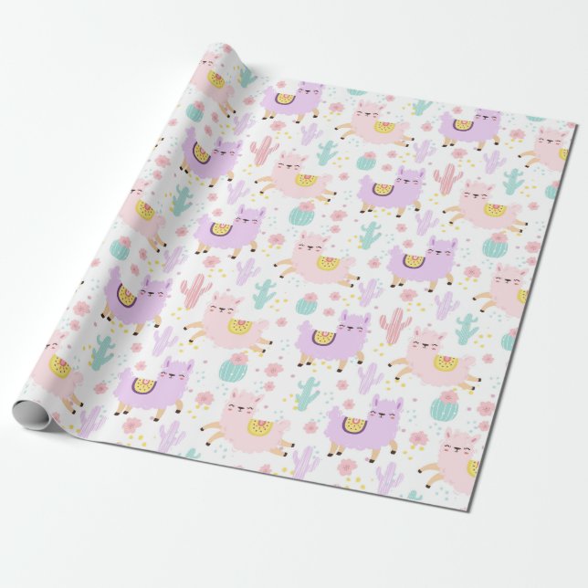 Llamas Presentpapper (Utrullad)