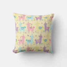 Llamas Rosa, Gult Lila Nursery Småbarn Room