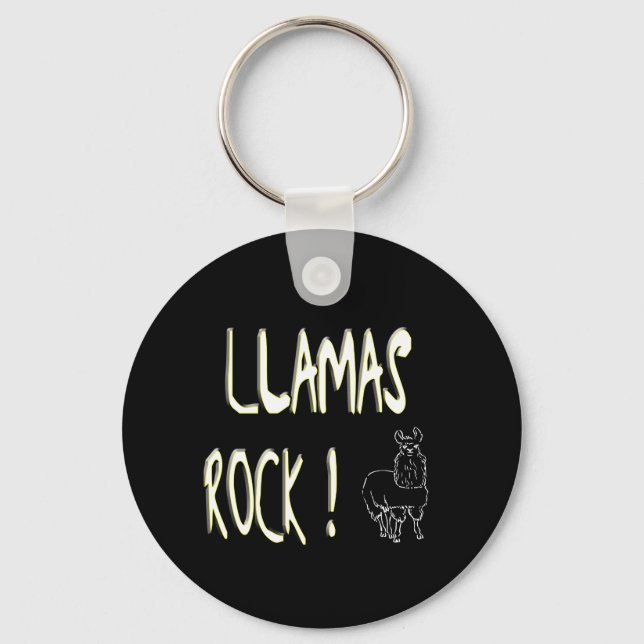 Llamas Sten! Nyckelring (Framsida)