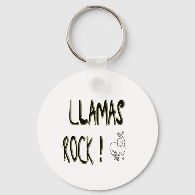 Llamas Sten! Nyckelring (Framsida)