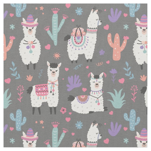 Llamas Tyg (Närbild)