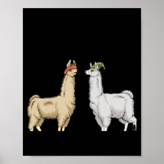 Llamas With Hats Carl  Poster (Framsidan)