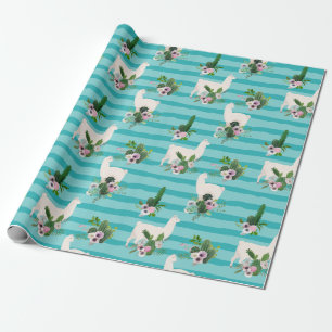 Llamas Wrapping Papper Presentpapper