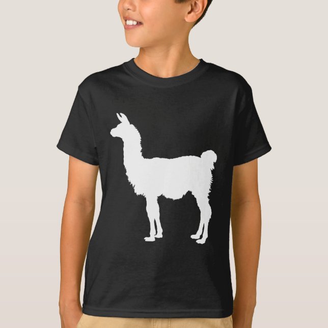 Llamasilhouette T Shirt (Framsida)