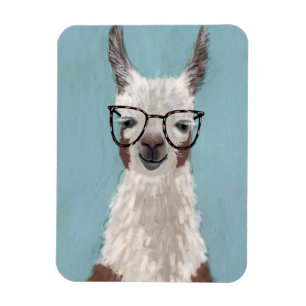 Llamaspecifikat - Oversifierade glasögon Magnet