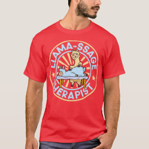 Llamassage Therapist Llama Masseur T Shirt
