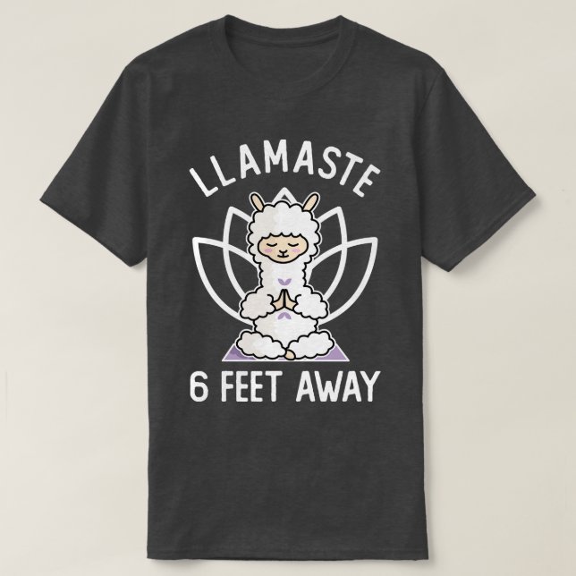 Llamaste 6-fot på väg t shirt (Design framsida)