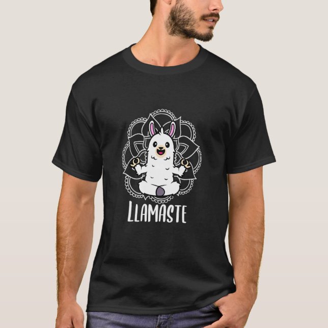 Llamaste Llama Humor T Shirt (Framsida)