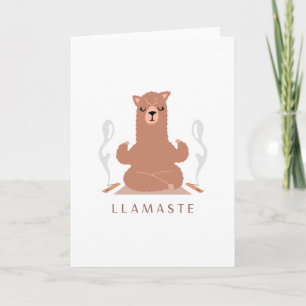 Llamaste - Llama Meditation Design Kort