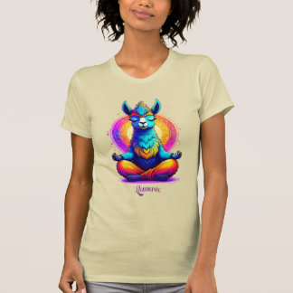 Llamaste – Psykedelisk Zen Llama Andligt Djur T Shirt