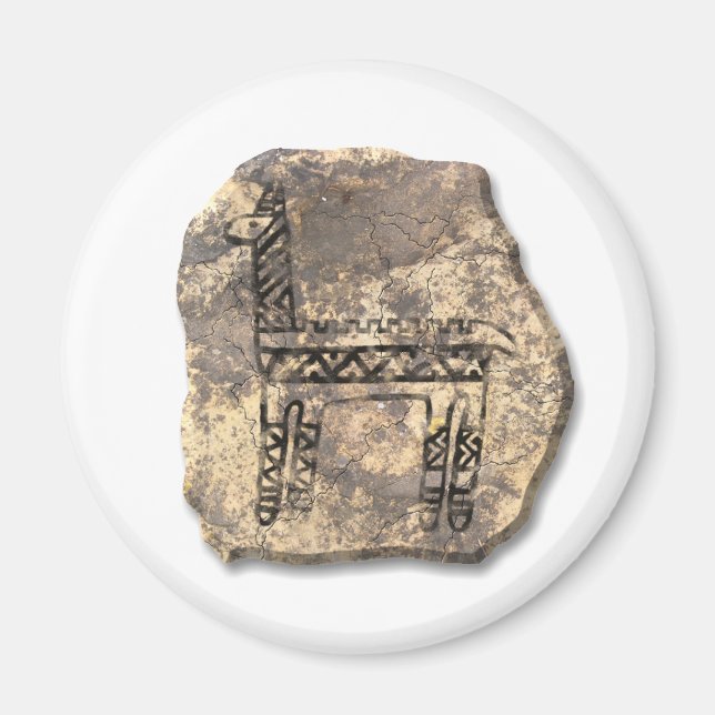 Llamastensten Magnet (Framsidan)
