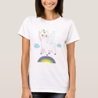 LlamaUnicornflyg T Shirt