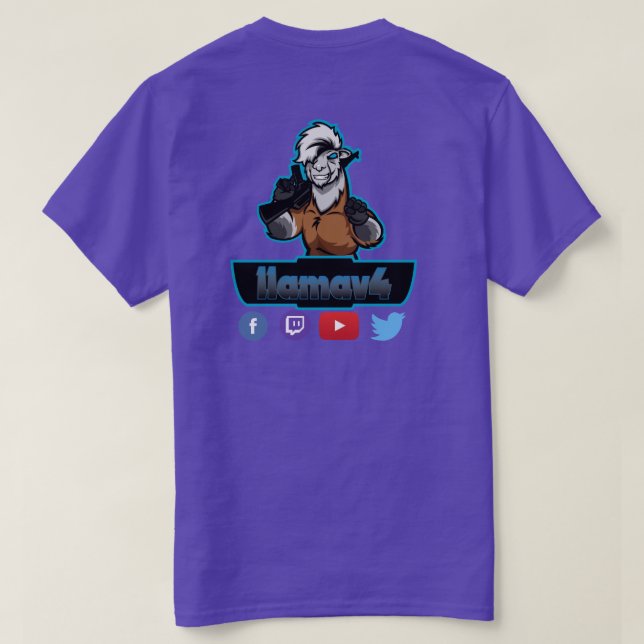llamav4 T-Shirt (Design baksida)