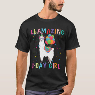 Llamazing B-dagars Födelsedagsfest Llama T Shirt