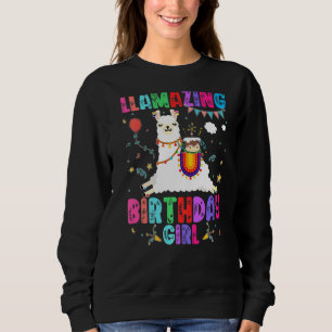 Llamazing Birthday Girl Llama Alpaca Theme Family T Shirt