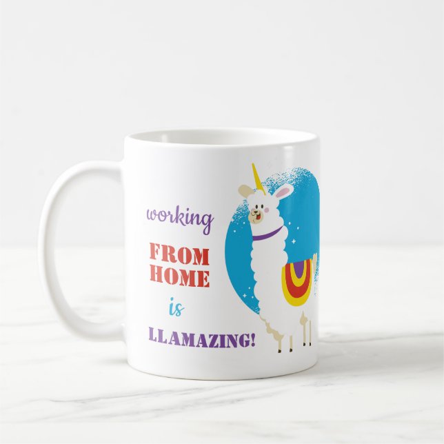 Llamazing Llama Drama är ett underbart arbete från Kaffemugg (Vänster)