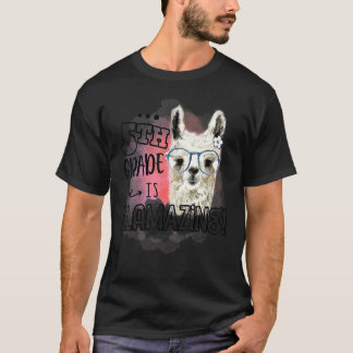 Llamazing Llama Llama-läraren i femte Klass T Shirt