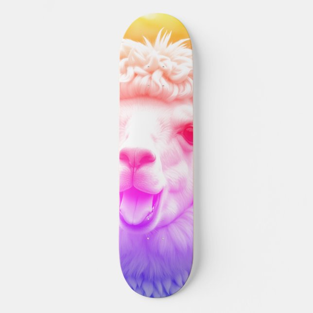 Llamazing stil mini skateboard bräda 18,5 cm (Framsida)