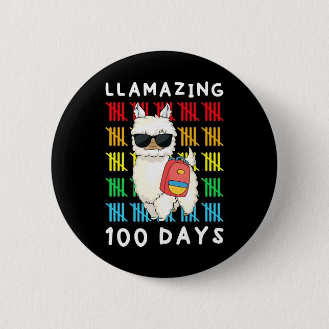 Llaming 100 dagar för skolbarn Llama Llama Llama L Knapp (Framsida)