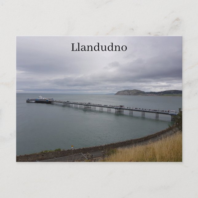 Llandudno Pier Vykort (Framsida)