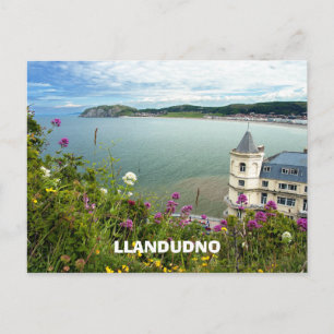Llandudno Wales UK View from Underbar Orme Vykort