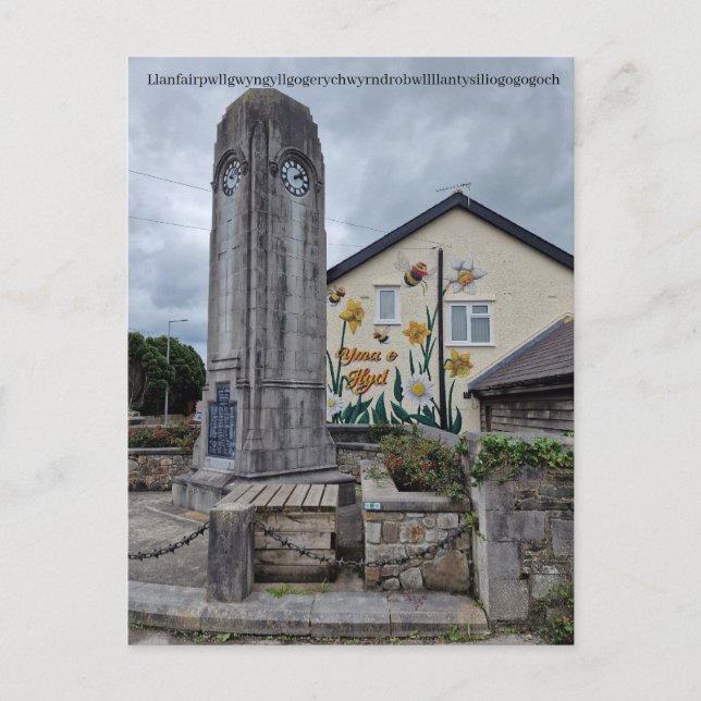 Llanfarpwyngyll Vykort (Framsida)