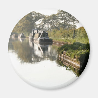 Llangollen Canal Boat genom Bridge Magnet