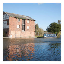 Llangollen Canal Ellesmere England Fototryck