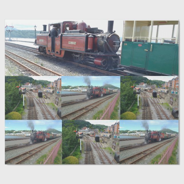 Llangollen Railway & Ffestiniog Railway Presentpapper (Platt)