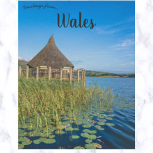 Llangorse Lake Brecon Wales Vykort