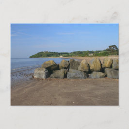 Llansteffan Castle och Beach Postcards Vykort