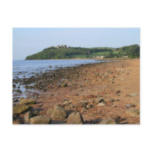 Llansteffan Castle och Beach Postcards
