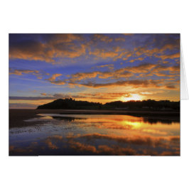 Llanstephan Sunset Hälsningskort