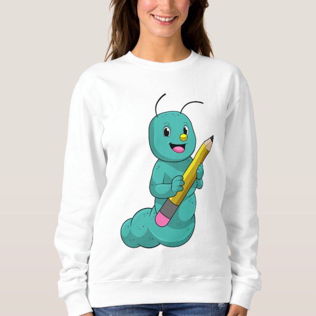 Llarv med penna t shirt (Framsida)
