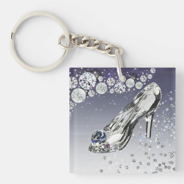 Llavero acrílico con zapato  de  cristal (Framsidan)