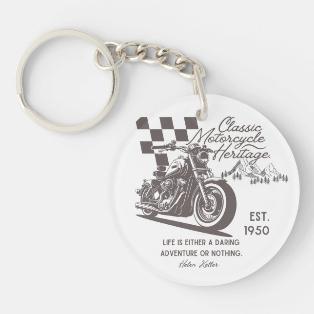 Llavero acrílico/llavero para motociclistas  (Framsidan)