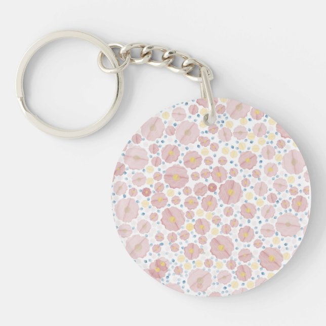 Llavero con divertido patrón floral (Framsidan)