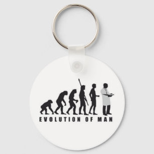 Llavero de evolucion del hombre a doktor nyckelring