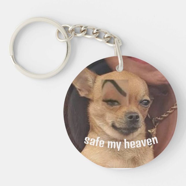 Llavero de perro de meme (Framsidan)