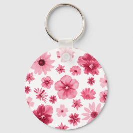 Llavero flores nyckelring