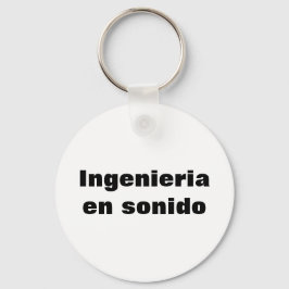 Llavero ingeniero en sonido nyckelring