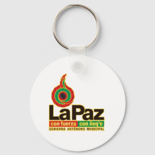 Llavero La Paz con fuerza con ñeqe Nyckelring